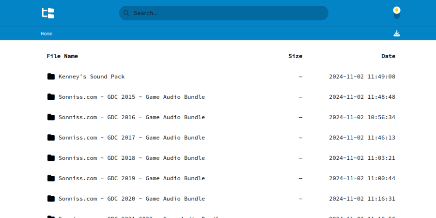 Preview of Gamesounds.xyz