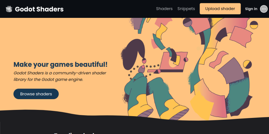 Preview of Godot Shaders