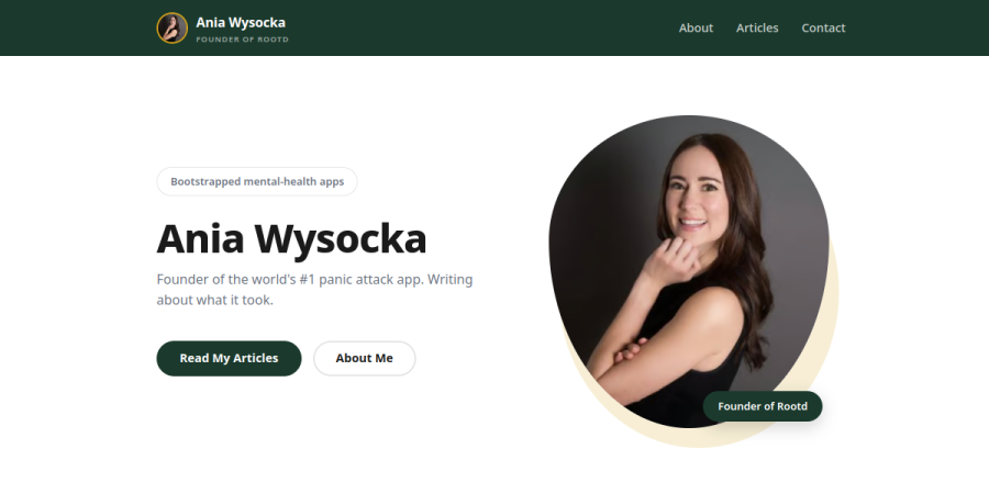 Asterisk theme - a playful geometric personal website design