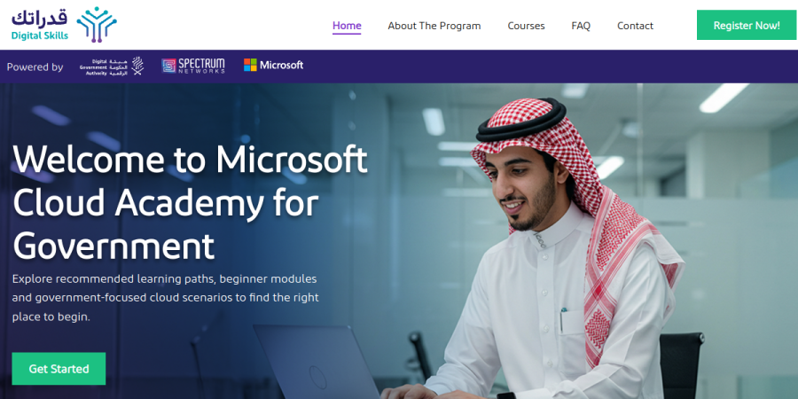 Digital Skills website preview