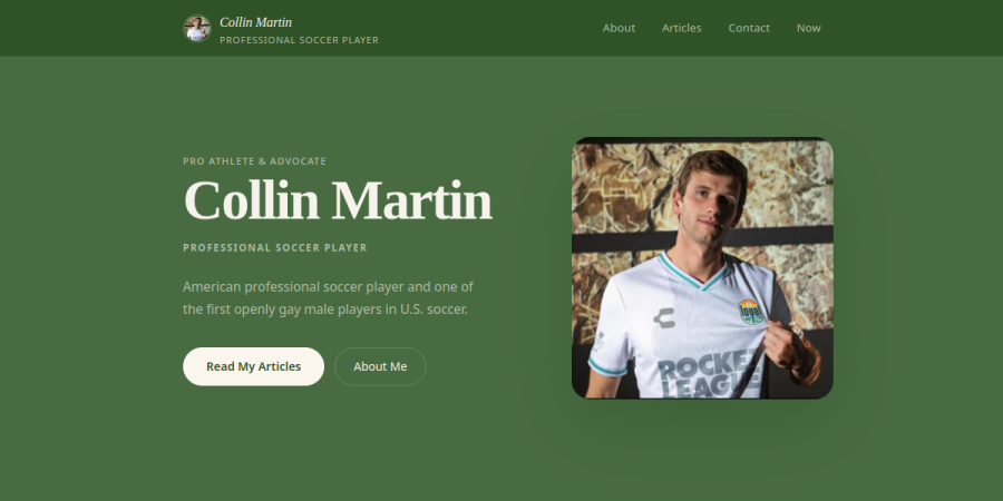 Editorial theme - a magazine layout personal website design
