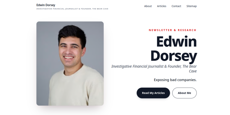 Highlight theme - a clean editorial personal website design