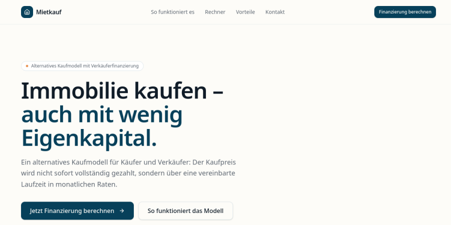 Fondgesicherter Mietkauf Vorschau