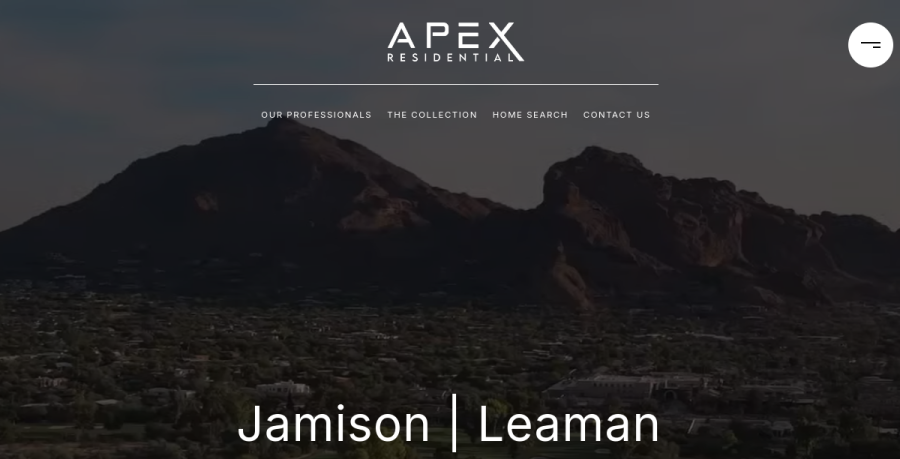Screenshot of Jon Az Homes website