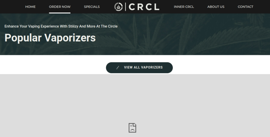 Screenshot of The Circle website