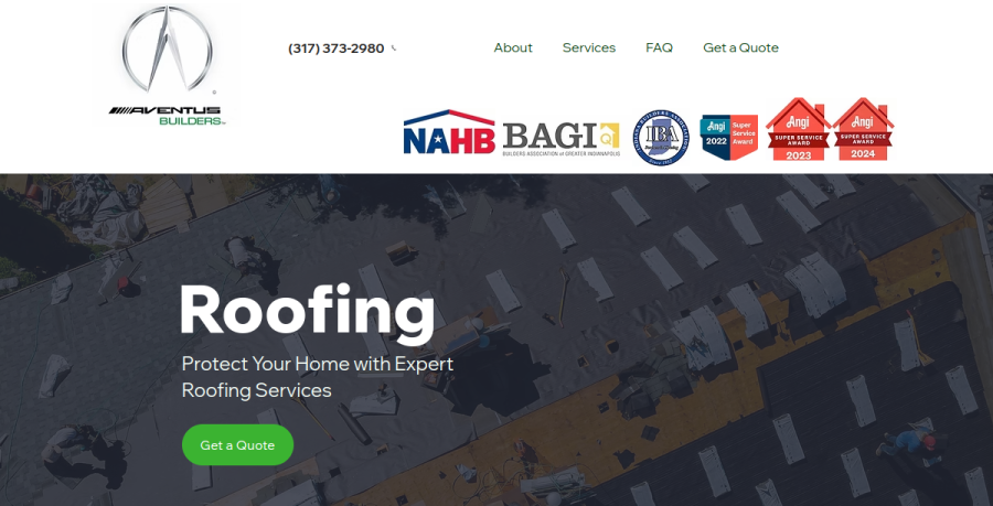 Screenshot of Aventus Group LLC website