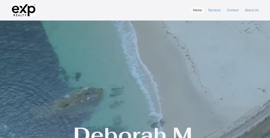 Screenshot of Deborah Marie Chapman Realtor website