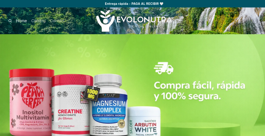 Prévia da loja Evolonutra