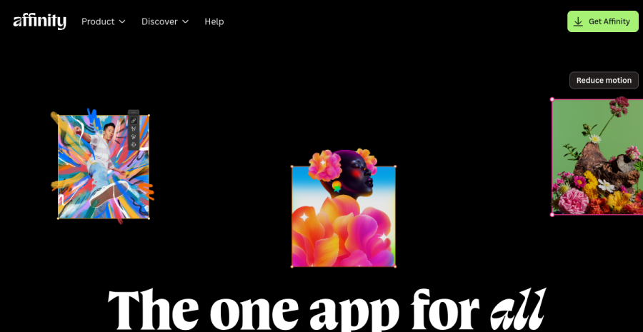 Affinity website screenshot