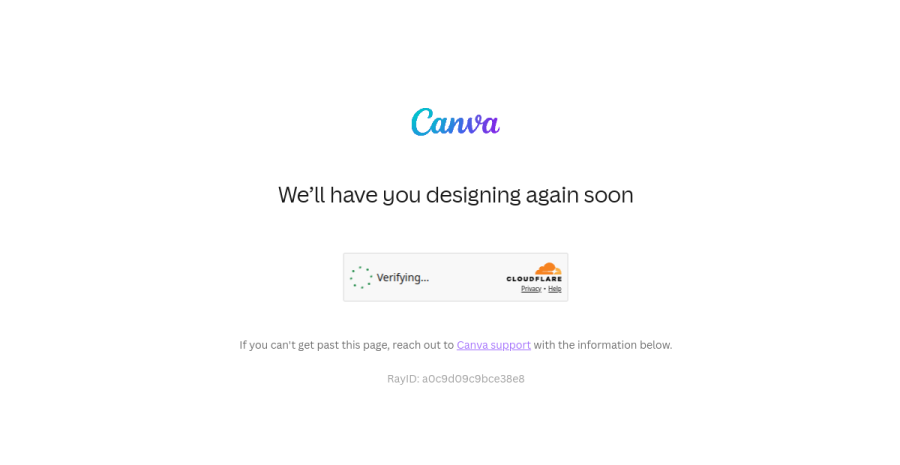 Canva website screenshot