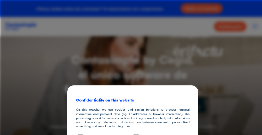 Contasimple website screenshot