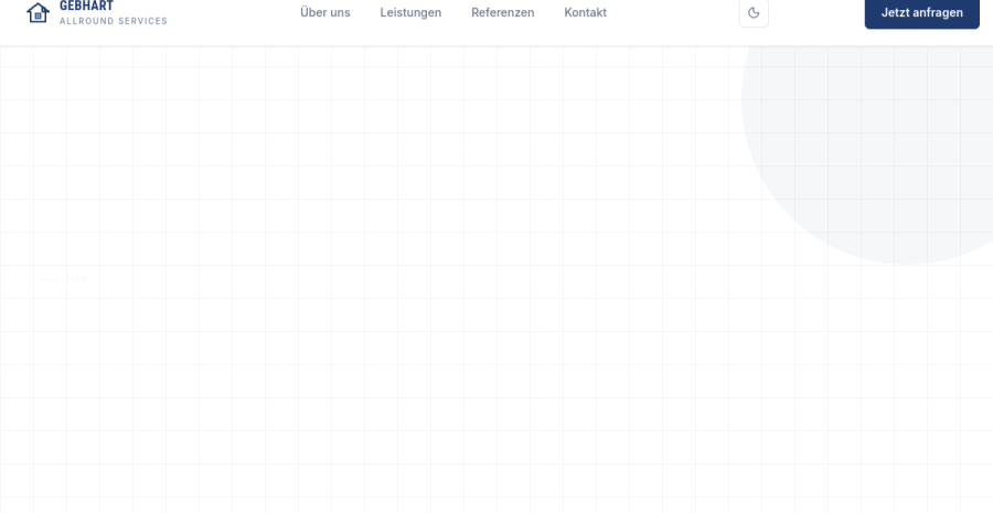 Website-Vorschau: Gebhart Allround Services