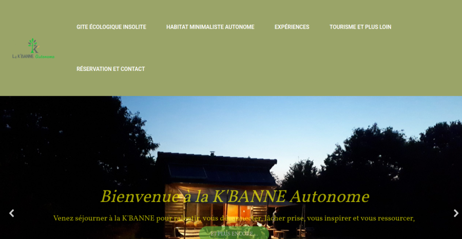 Aperçu du site KBanne Autonome