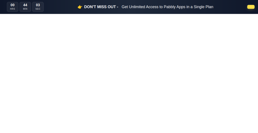 Pabbly Connect website screenshot