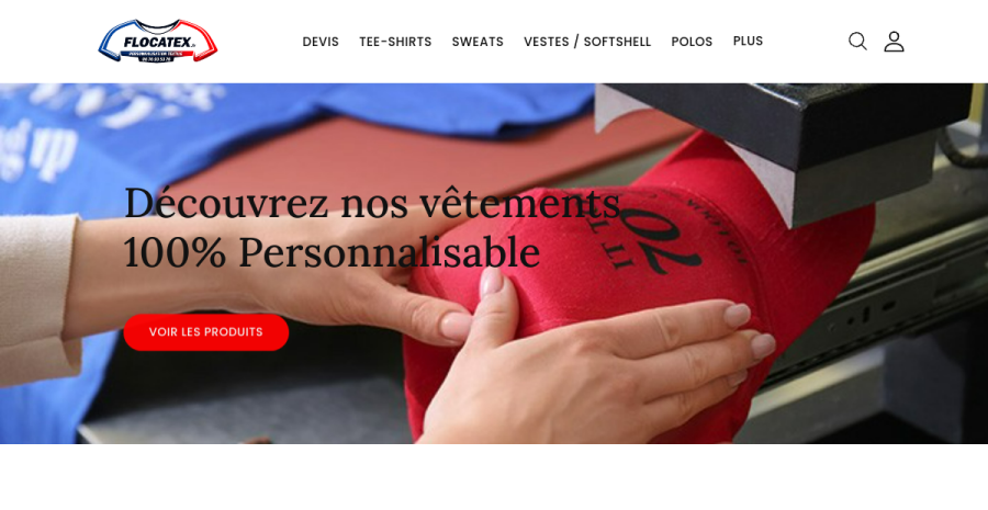 Aperçu du site Flocatex