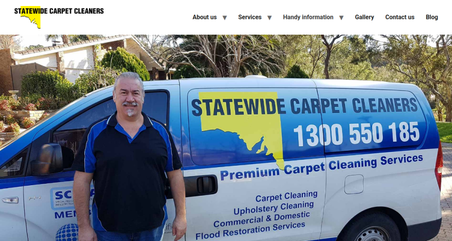 Statewide Carpet Cleaners website
