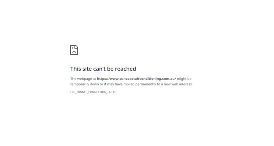 Sunshine Coast Air Conditioning website