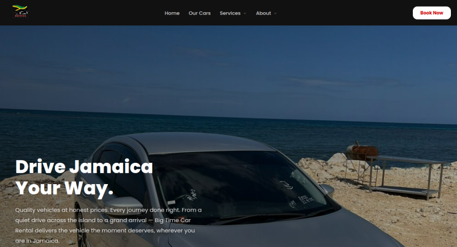 Big Time Car Rental — website by Ezy Web Pro