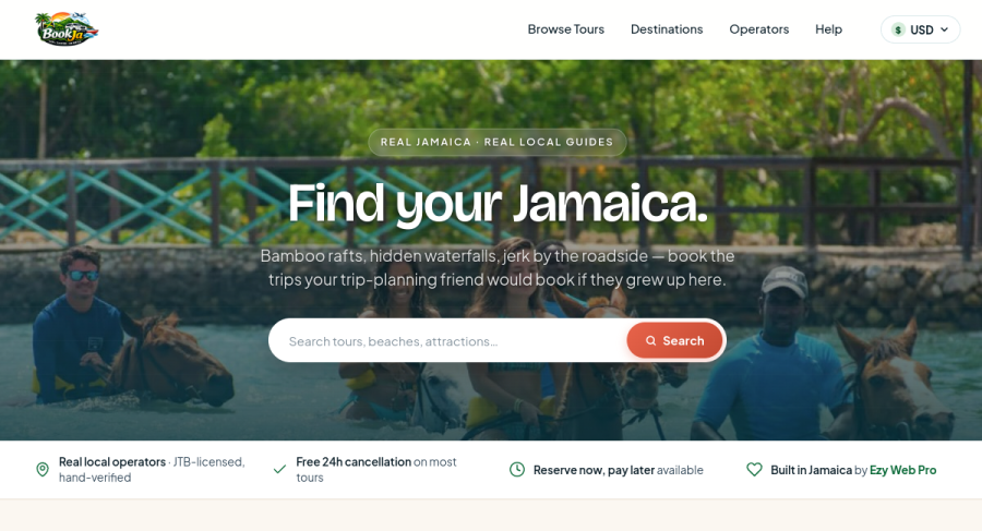 Book JA Me — website by Ezy Web Pro