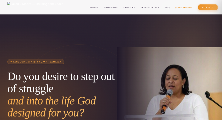 Called 2 Moore International — website by Ezy Web Pro