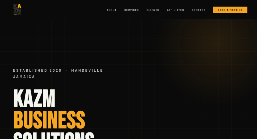 Kazm JA — website by Ezy Web Pro