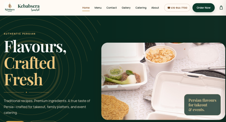 Kebabsera website preview