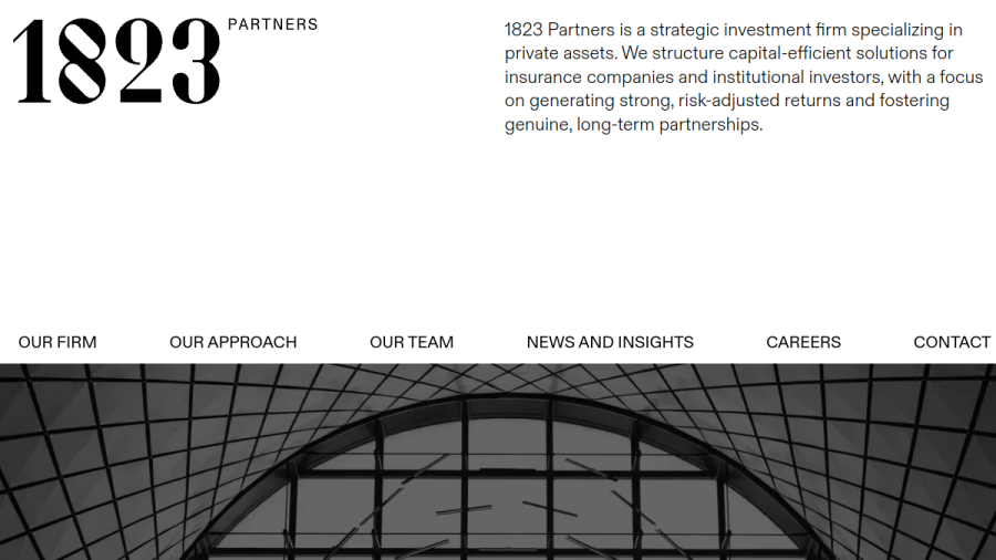 Screenshot of the 1823 Partners (US) LLC website