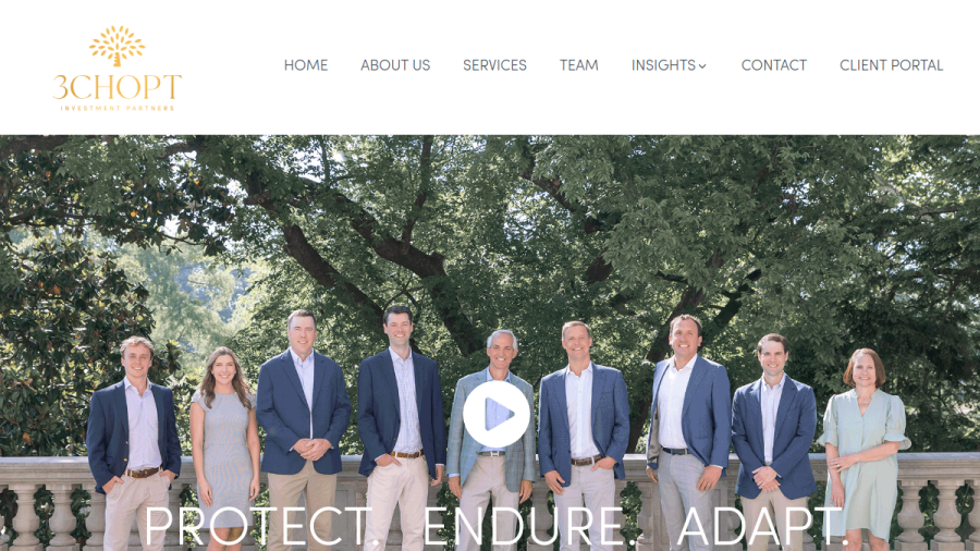Screenshot of the 3chopt Investment Partners LLC website