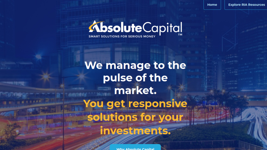 Screenshot of the Absolute Capital Management, LLC website