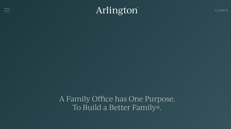 Screenshot of the Arlington Partners LLC website