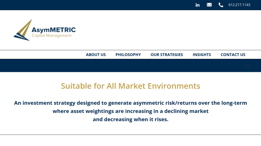 Screenshot of the Acm website