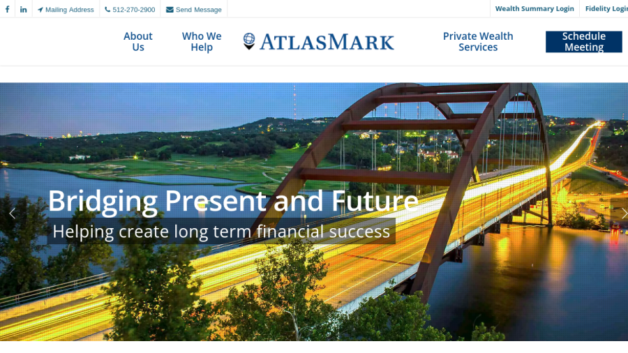 Screenshot of the Atlasmark Financial, INC. website
