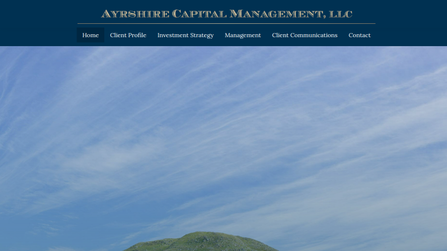 Screenshot of the Ayrshire Capital Management LLC website
