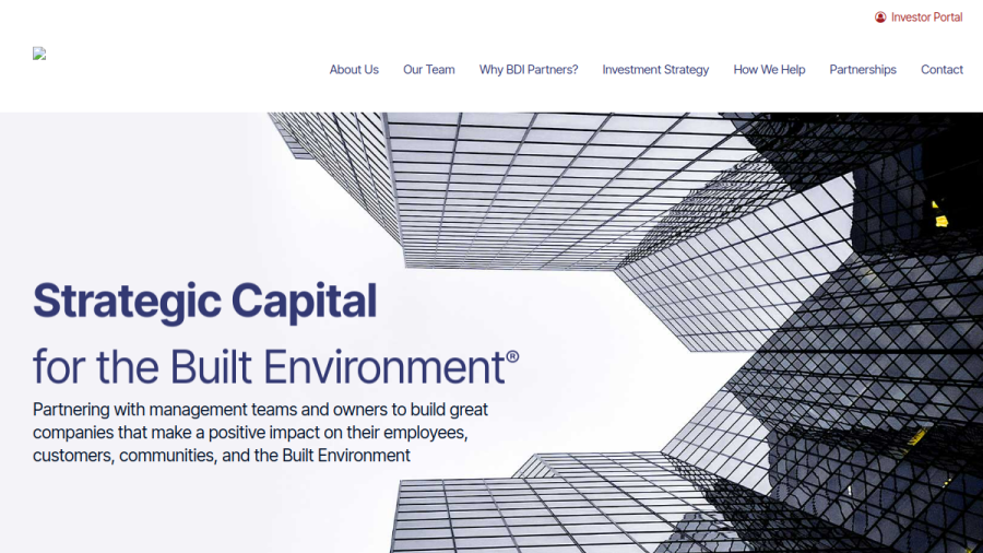 Screenshot of the Bd Investment Partners, LLC website
