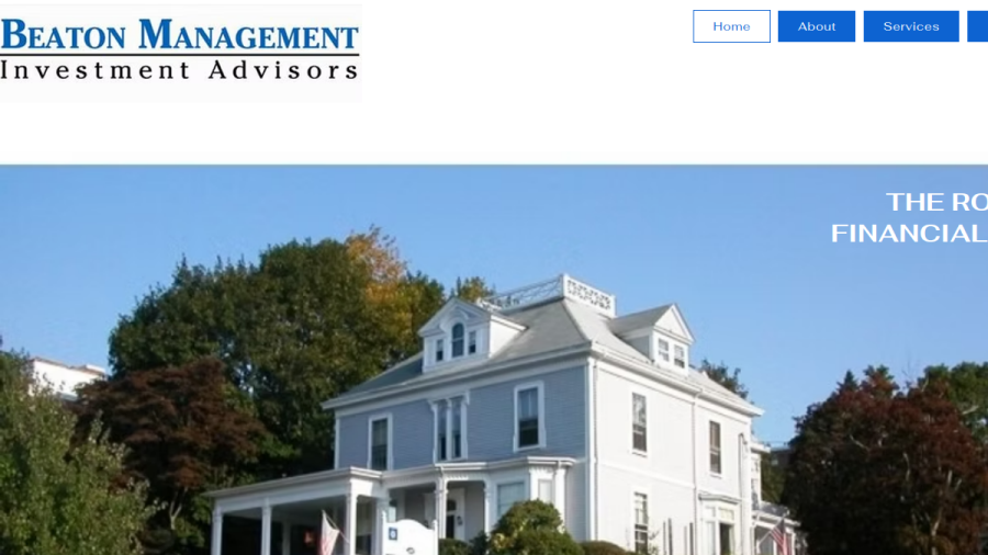 Screenshot of the Beaton Management Co INC website