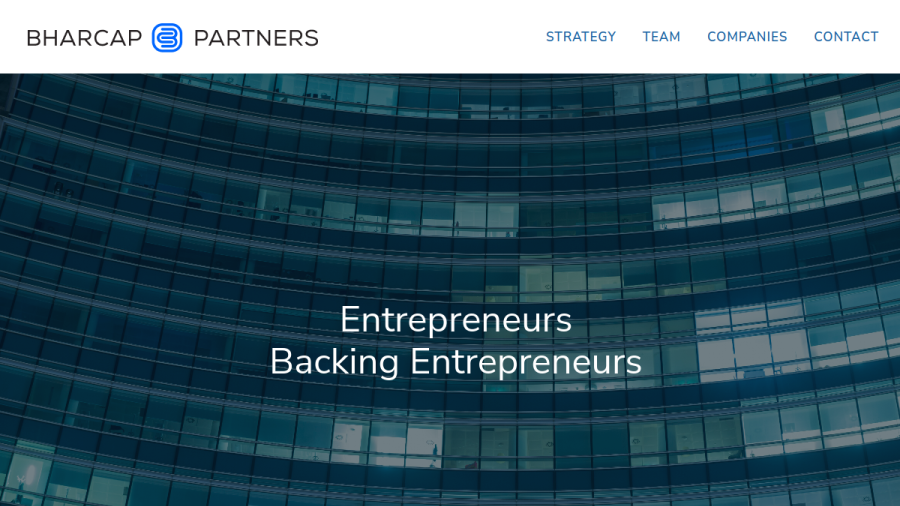 Screenshot of the Bharcap Partners, LLC website