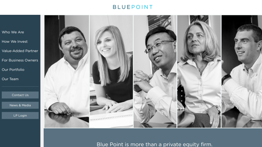 Screenshot of the Blue Point Capital Partners LLC website