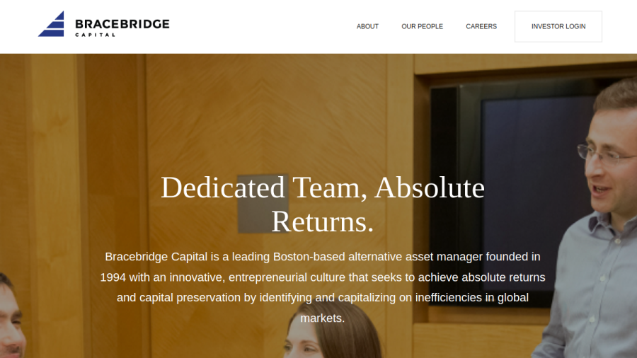 Screenshot of the Bracebridge Capital, LLC website