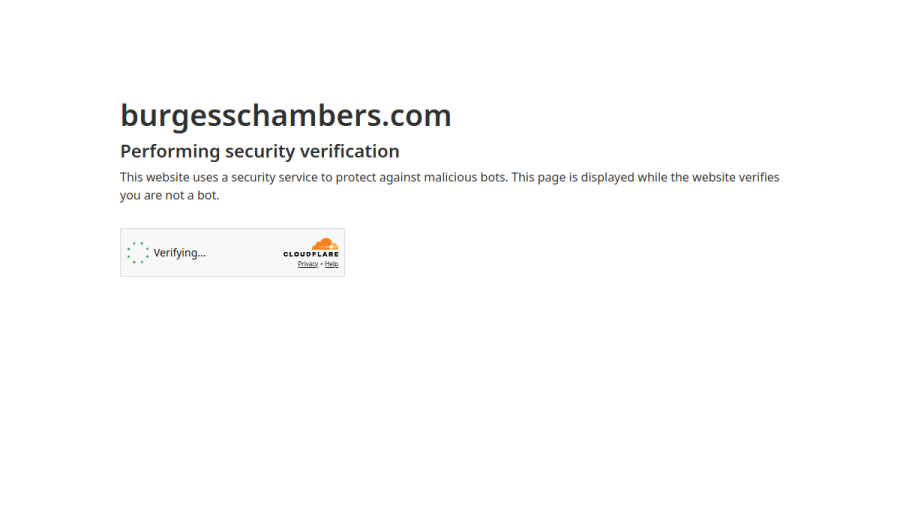 Screenshot of the Burgess Chambers & Associates INC website