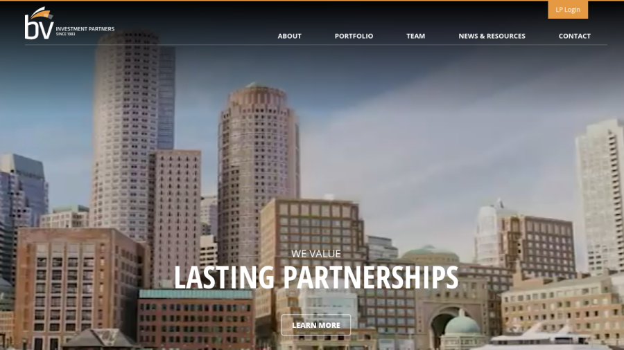 Screenshot of the Bv Investment Partners, L.P. website