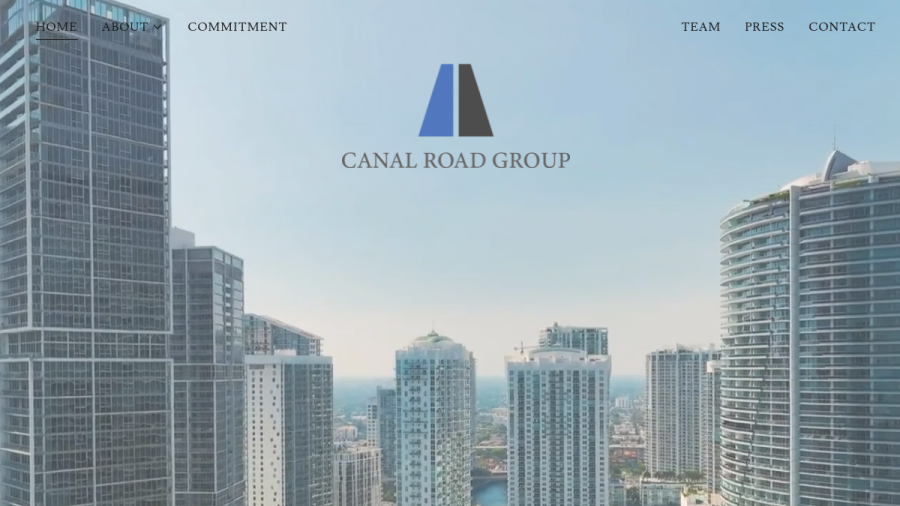 Screenshot of the Canal Road Capital, LLC website