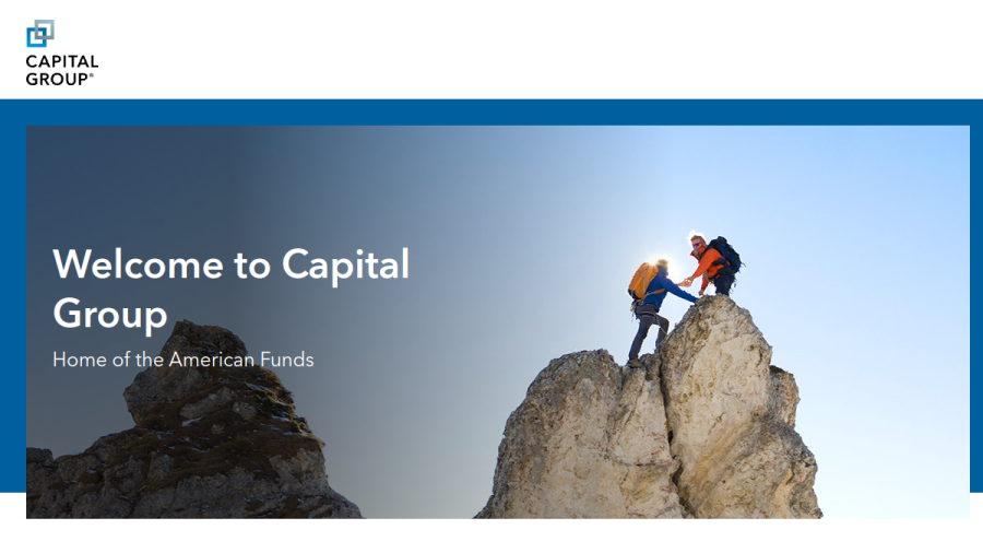 Screenshot of the Capital Research Company website