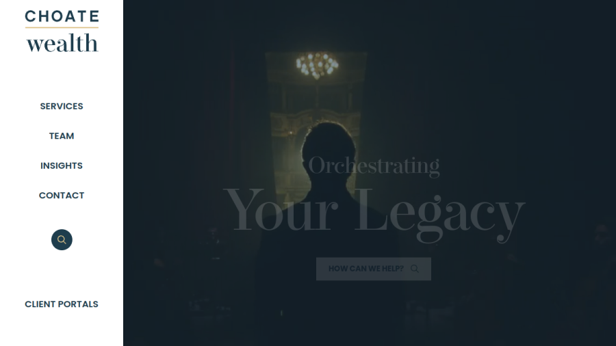 Screenshot of the Choate Investment Advisors website
