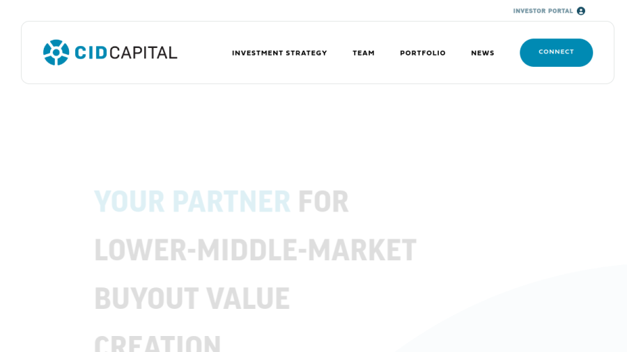 Screenshot of the Cid Capital II, INC. website