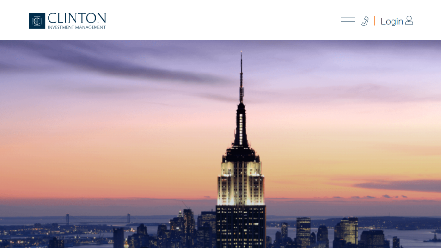 Screenshot of the Clinton Investment Management, LLC website