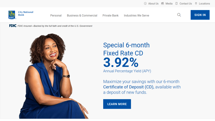Screenshot of the Rbc Securities, INC. website