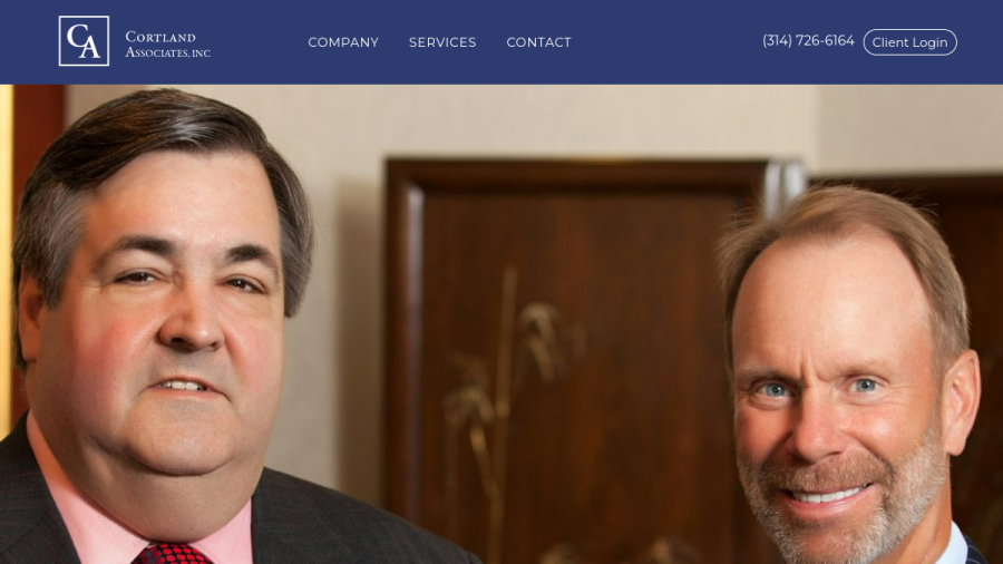 Screenshot of the Cortland Associates INC website