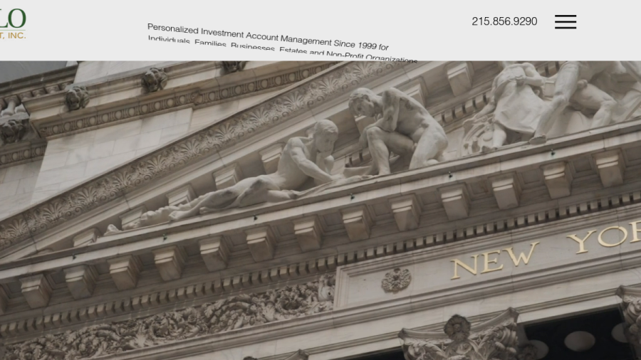 Screenshot of the Costello Asset Management, INC. website