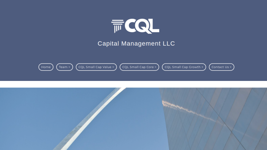 Screenshot of the Cql Capital Management website