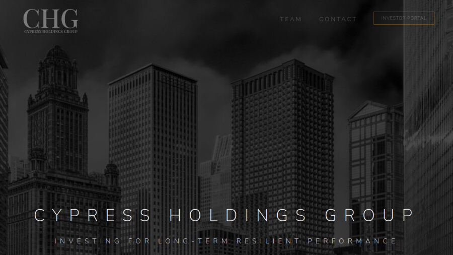 Screenshot of the Cypress Wealth Management website